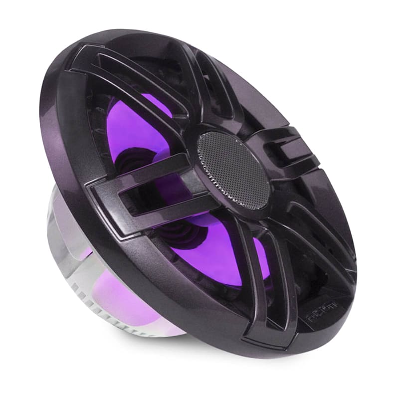 Fusion marine speakers with Elmar Global Service lights Casse nautiche fusion con luci elmar global service