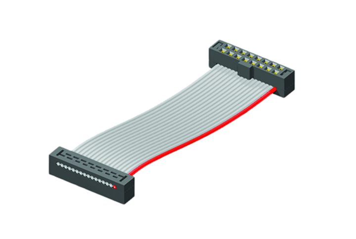 Cavo con connettore femmina IDC 16 vie, passo 2mm, 28 AWG